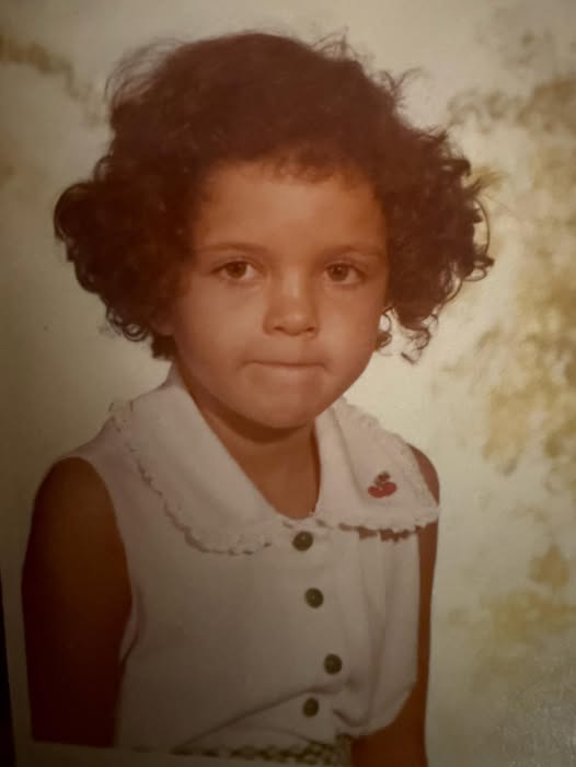 Young Violet as a child